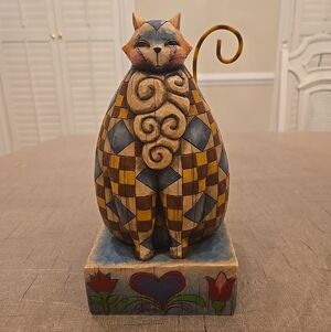 Jim Shore Large Cat Figurine